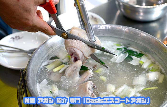 エスコートアガシ 韓国 アガシ と明洞タッカンマリ